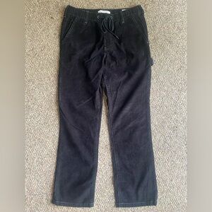 PacSun Black Corduroy Pants Straight Leg